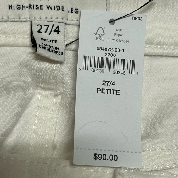 Banana Republic Factory Lot of 3 High Rise Wide Leg Jean - Picture 13 of 15